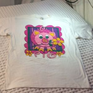 Pig shirt vintage size L